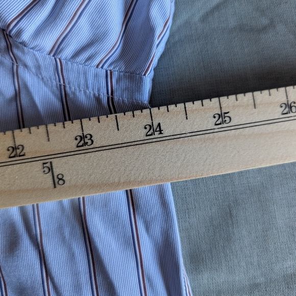 Barneys New York Blue Striped Shirt - Picture 5 of 6